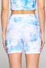 Mia Shorts - Blue Cloud Shorts w Pockets 5" (High-Waist)