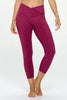 Kate - Abstract Cheetah - Cross Over - Capri Legging (High-Waist)