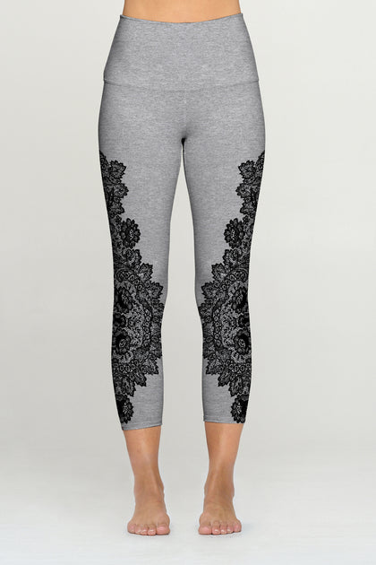 Mia  - Vintage Lace - 7/8  Legging  (High-Waist) - LIMITED EDITION
