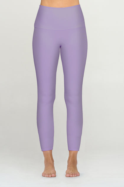 Zoey - Lavender - No Front Seam Full-Length Legging (High-Waist)