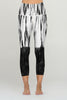 Mia  - B/W Batik Tie Dye - 7/8  Legging (High-Waist) - LIMITED EDITION