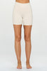 Mia Shorts - Snow White Shorts w Pockets 5" (High-Waist)