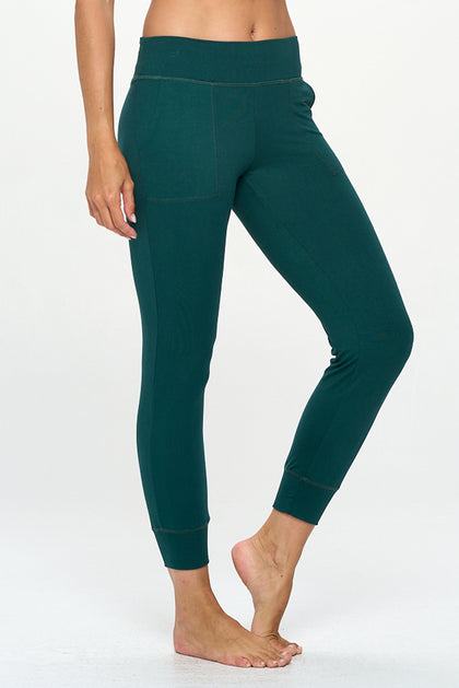 Rosy - Hunter Green - Ultra Lightweight Joggers w Pockets