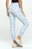 Tate - Blueberry Floral Garden Crossover Full-Length Legging (High-Waist)**SALE**