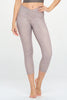 Kate - Dove Cheetah Spots - Cross Over - Capri Legging (High-Waist)