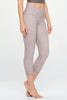 Kate - Dove Cheetah Spots - Cross Over - Capri Legging (High-Waist)