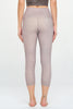Kate - Dove Cheetah Spots - Cross Over - Capri Legging (High-Waist)