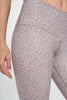 Kate - Dove Cheetah Spots - Cross Over - Capri Legging (High-Waist)