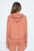 Ellie - Copper - Hoodie Sweatshirt With Thumbholes