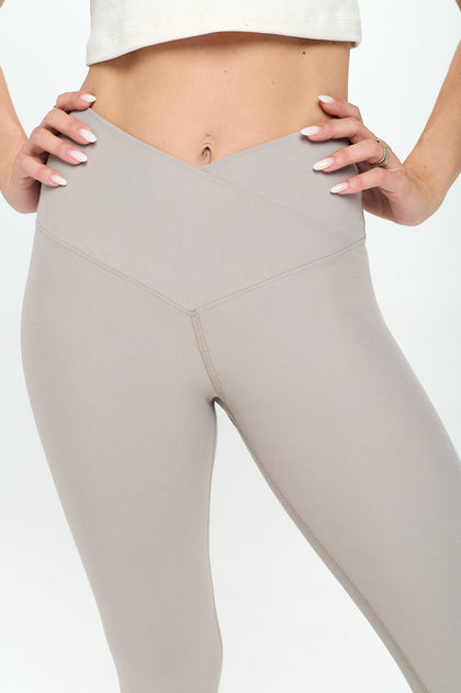 Cristina - Dove Cross Over 7/8 Legging (High-Waist)