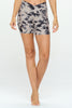 Lilly - Dove Tie Dye - Cross Over Shorts w Pocket 5" (High-Waist)