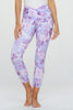 Kate - Batik Floral - Cross Over - Capri Legging (High-Waist)