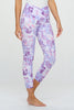 Kate - Batik Floral - Cross Over - Capri Legging (High-Waist)