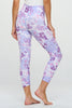 Kate - Batik Floral - Cross Over - Capri Legging (High-Waist)