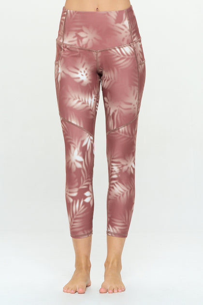 Liz - Tan Jungle w Pockets 7/8 Legging