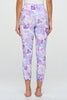 Kate - Batik Floral - Cross Over - Capri Legging (High-Waist)