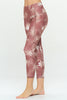 Liz - Tan Jungle w Pockets 7/8 Legging