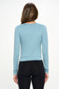 Sky - Blue Ultra Lightweight Crisscross Crop Long Sleeve