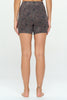 Lilly - Wet Sand Snow Garden - Cross Over Shorts w Pocket 5" (High-Waist)