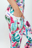 Liz Capri - Hibiscus w Pockets Capri