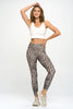 Liz - Dove Cheetah Airbrush w Pockets 7/8 Legging
