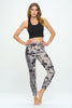 Cristina - Dove Hamsa Tie Dye Cross Over 7/8 Legging (High-Waist)