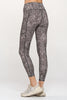 Liz - Brown Black Animal Print w Pockets 7/8 Legging**SALE**