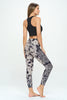 Cristina - Dove Hamsa Tie Dye Cross Over 7/8 Legging (High-Waist)