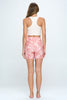Mia Shorts -Ginger Butterfly Effect w Pockets 5" (High-Waist) - LIMITED EDITION