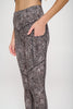 Liz - Brown Black Animal Print w Pockets 7/8 Legging**SALE**