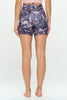 Lilly - Orchid Ice Diamond -Cross Over Shorts w Pocket 5" (High-Waist)