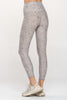 Mia - Dove Faded Floral Stamp 7/8 Legging (High-Waist)