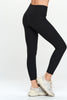 Cristina - Black - Cross Over 7/8 Compression Legging (High-Waist)