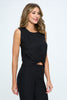 Caro - Black Loose Knot Tank - LIMITED EDITION
