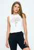 Hazel - Free Your Mind Tree Muscle Tank w Recycled Cotton Fabric