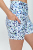 Mia Shorts - Garden Love w Pockets 5" (High-Waist)