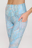 Liz Capri - Peacock Marble Glaze w Pockets Capri**Sale**