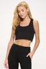 Kendall - Black Ultra Lightweight Crop Tank