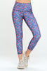 Mia Pocket - Navy Cherry Bell Flower 7/8 w pockets (High-Waist) - LIMITED EDITION