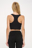 Kendall - Black Ultra Lightweight Crop Tank