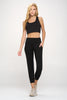 Kendall - Black Ultra Lightweight Crop Tank