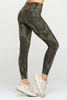 Liz - Agave Linear Mix Pockets 7/8 Legging (SLIM COLLECTION) - SIZE UP**Sale**