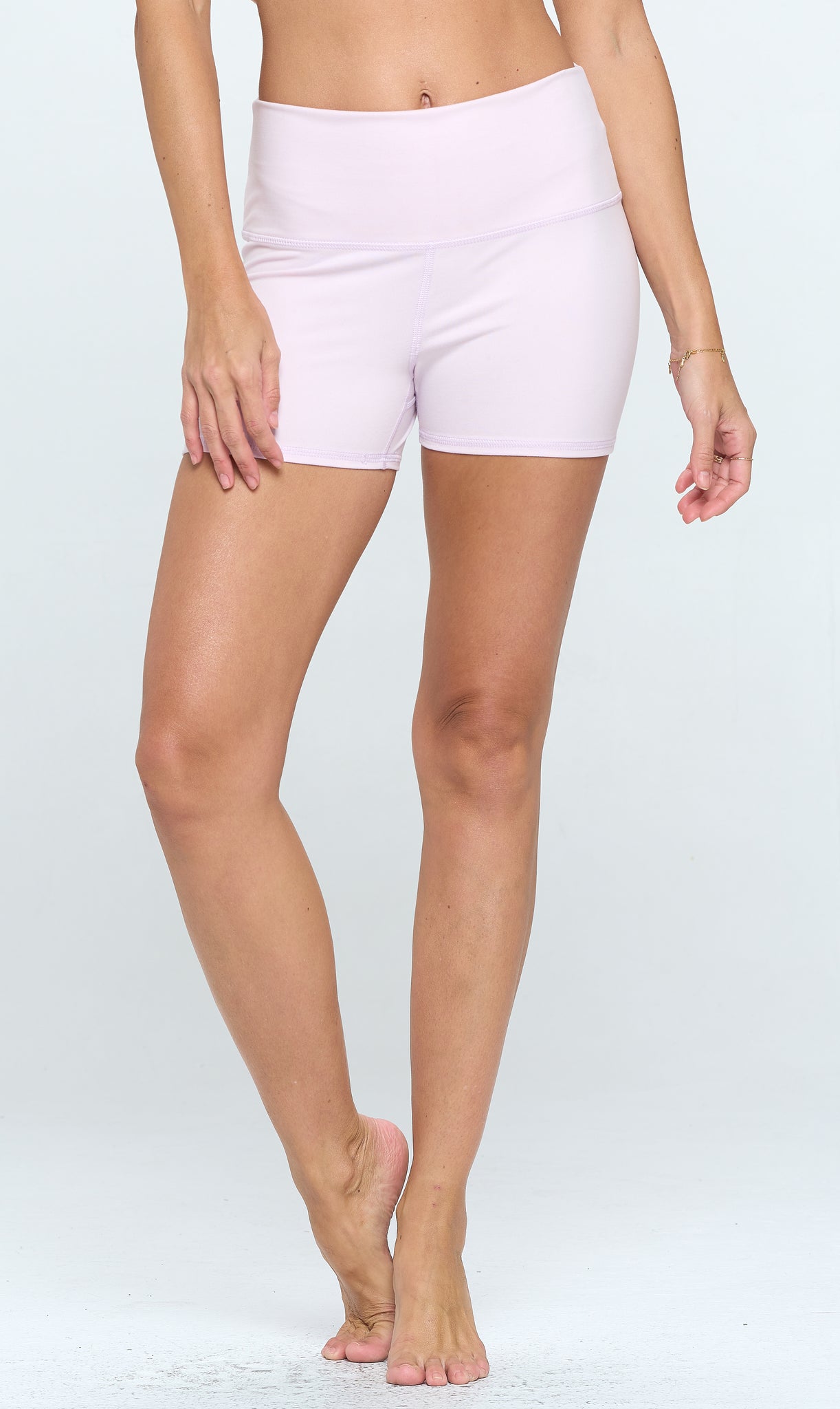 Emma - Orchid Ice - Booty Shorts 3" (High-Waist)