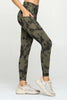 Liz - Agave Silky Tie Dye Pockets 7/8 Legging