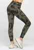 Liz - Agave Silky Tie Dye Pockets 7/8 Legging