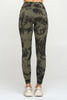 Liz - Agave Silky Tie Dye Pockets 7/8 Legging