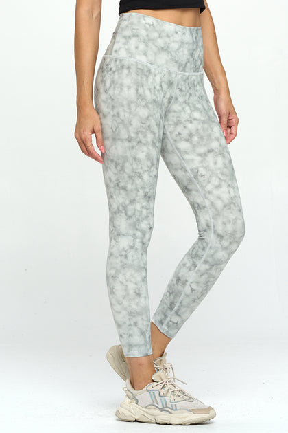 Brianna - Glacier Grey Tie-Dye Full-Length (High-Waist)