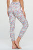 Kate - Spring Floral - Cross Over - Capri Legging (High-Waist)