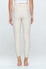 Cristina - Snow Taupee Cheetah Cross Over 7/8 Legging (High-Waist)