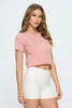 Melanie -  Baby Pink - Crop Top- LIMITED EDITION